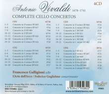 Antonio Vivaldi (1678-1741): Sämtliche Cellokonzerte, 4 CDs