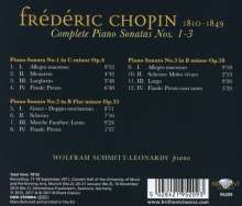 Frederic Chopin (1810-1849): Klaviersonaten Nr.1-3, CD