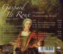 Gaspard le Roux (1660-1707): Sämtliche Werke für Cembalo, 2 CDs