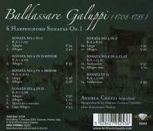 Baldassare Galuppi (1706-1785): Cembalosonaten Nr.1-6, CD