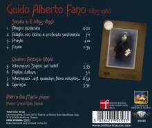 Guido Alberto Fano (1875-1961): Klaviersonate in E-Dur, CD