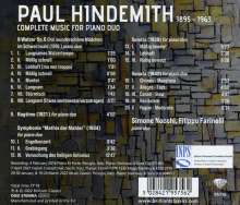 Paul Hindemith (1895-1963): Werke für Klavier 4-händig &amp; 2 Klaviere, CD