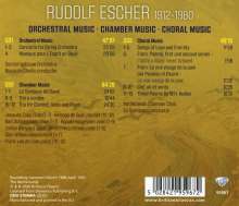 Rudolf Escher (1912-1980): Orchesterwerke,Kammermusik,Chorwerke, 3 CDs