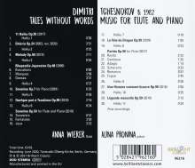 Dimitri Tchesnokov (geb. 1982): Kammermusik für Flöte &amp; Klavier "Tales Without Words", CD