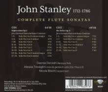 John Stanley (1713-1786): Sämtliche Flötensonaten, 2 CDs