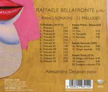 Raffaele Bellafronte (geb. 1961): Klaviersonaten Nr.1-3, CD