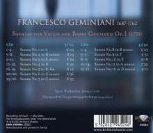Francesco Geminiani (1687-1762): Sonaten für Violine &amp; Cembalo op.1 Nr.1-12, 2 CDs