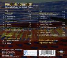 Paul Hindemith (1895-1963): Sämtliche Werke für Cello &amp; Klavier, 2 CDs