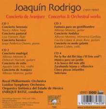 Joaquin Rodrigo (1901-1999): Orchesterwerke &amp; Instrumentalkonzerte, 4 CDs