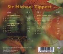 Michael Tippett (1905-1998): Streichquartette Nr.1-4, 2 CDs