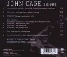 John Cage (1912-1992): Werke für Flöte, Percussion &amp; Tape, CD