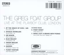 Greg Foat: Live At The Playboy Club, London, 2014, CD