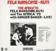 Fela Kuti: Fela With Ginger Baker Live! (Remastered), CD