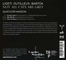 Quatuor Hanson - Not All Cats Are Grey, CD