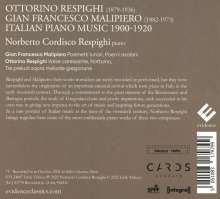 Norberto Cordisco Respighi - Italian Piano Music 1900-1920, CD