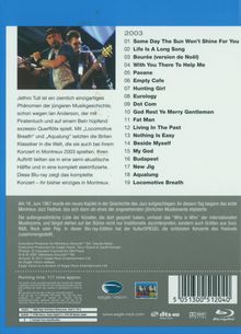Jethro Tull: Live At Montreux 2003 (Kulturspiegel Edition), Blu-ray Disc