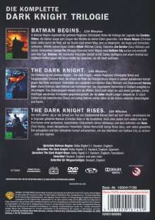 The Dark Knight Trilogy, 3 DVDs