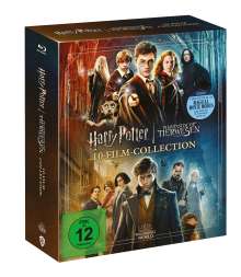 Wizarding World (Harry Potter &amp; Phantastische Tierwesen) (10-Film Collection) (Jubiläumsedition) (Blu-ray), 11 Blu-ray Discs