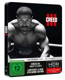 Creed 3: Rocky's Legacy (Ultra HD Blu-ray &amp; Blu-ray im Steelbook), 1 Ultra HD Blu-ray und 1 Blu-ray Disc