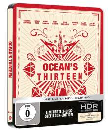 Ocean's Thirteen (Ultra HD Blu-ray &amp; Blu-ray im Steelbook), 1 Ultra HD Blu-ray und 1 Blu-ray Disc