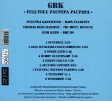 GBK (Gartmayer, Berghammer, Kern): Fulufulu Paupepa Paupapa, CD