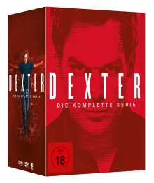 Dexter (Komplette Serie), 35 DVDs