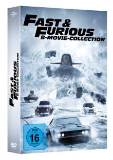 Fast &amp; Furious (8-Movie Collection), 8 DVDs