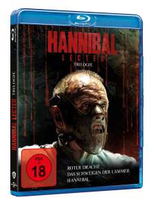 Hannibal Lecter Trilogie (Das Schweigen der Lämmer / Hannibal / Roter Drache) (Blu-ray), 3 Blu-ray Discs