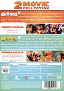 Die Croods 2 Movie Collection (Die Croods &amp; Die Croods - Alles auf Anfang), 2 DVDs