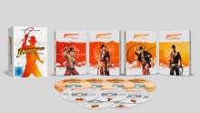 Indiana Jones 1-4 (Ultra HD Blu-ray &amp; Blu-ray im Steelbook), 4 Ultra HD Blu-rays und 5 Blu-ray Discs