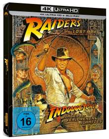 Indiana Jones - Jäger des verlorenen Schatzes (Ultra HD Blu-ray &amp; Blu-ray im Steelbook), 1 Ultra HD Blu-ray und 1 Blu-ray Disc