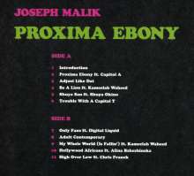 Joseph Malik: Proxima Ebony, CD