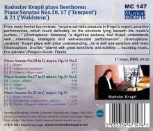 Ludwig van Beethoven (1770-1827): Klaviersonaten Nr.10,17,21, CD