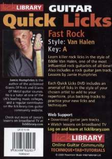Guitar Quick Licks - Fast Rock/Van Halen, DVD