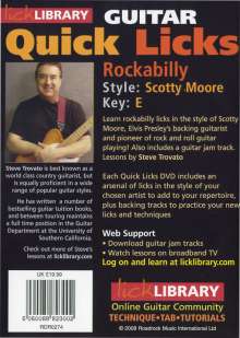Guitar Quick Licks - Rockabilly/Scotty Moore, DVD