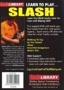 Learn to play Slash, 2 DVDs