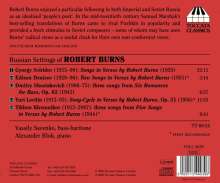 Vassily Savenko - Russian Settings of Robert Burns, CD