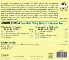 Anton Reicha (1770-1836): Sämtliche Streichquartette Vol. 2, CD
