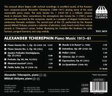 Alexander Tscherepnin (1899-1977): Klavierwerke 1913-1961, CD