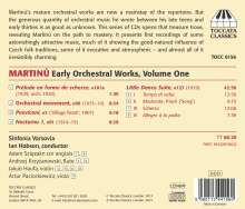 Bohuslav Martinu (1890-1959): Frühe Orchesterwerke Vol.1, CD