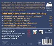 Louis Theodore Gouvy (1819-1898): Serenaden für Flöte &amp; Streicher Nr.1 &amp; 2, CD