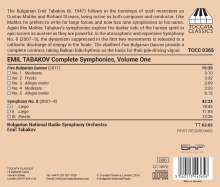 Emil Tabakov (geb. 1947): Sämtliche Symphonien Vol.1, CD