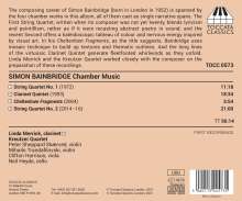 Simon Bainbridge (geb. 1952): Kammermusik, CD