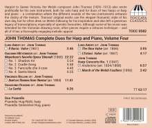 John Thomas (1826-1913): Sämtliche Duos für Harfe &amp; Klavier Vol.4, CD