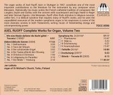 Axel Ruoff (geb. 1957): Sämtliche Orgelwerke Vol.2, CD