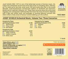 Josef Schelb (1894-1977): Orchesterwerke Vol.2, CD