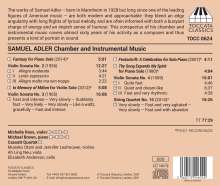 Samuel Adler (geb. 1928): Violinsonaten Nr.2-4, CD