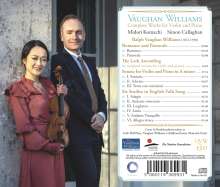 Ralph Vaughan Williams (1872-1958): Werke für Violine &amp; Klavier, CD