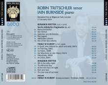 Robin Tritschler &amp; Iain Burnside - Britten &amp; Schubert, CD