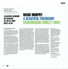 Mark Murphy (1932-2015): A Beautiful Friendship: Remembering Shirley Horn, CD